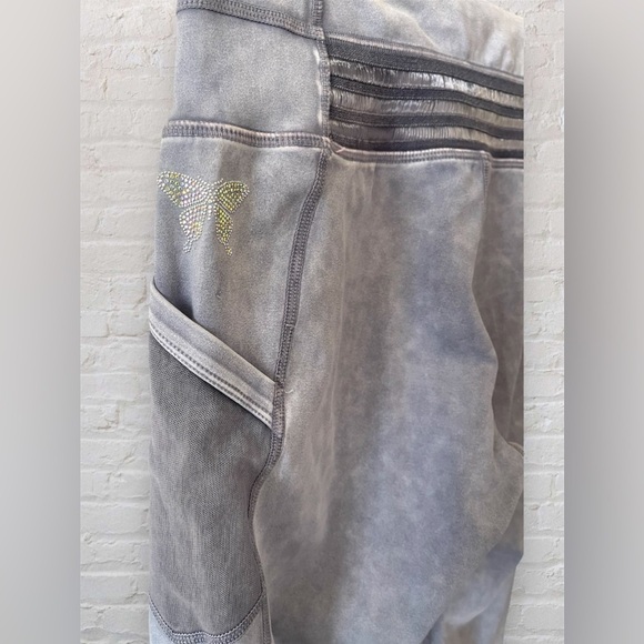 Marc Defang Vintage Mineral Wash Mesh Pocket 7/8 Leggings Women’s Size Sm - Picture 8 of 11